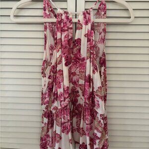 • old navy pink halter tank top | m •